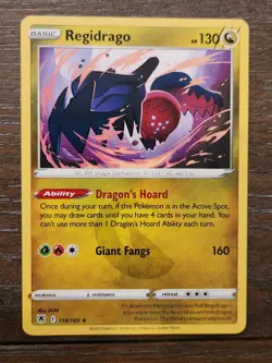 Regidrago 118/189 SWSH Astral Radiance Non Holo Rare Pokemon 2022 NM - Image 1