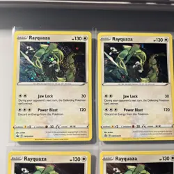 Pokemon TCG Rayquaza SWSH029 Black Star Promo Holo Lot Of 5 + Non Holo ALL NM - Image 2