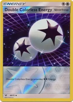 Pokemon - Double Colorless Energy - 69/73 - Uncommon - Reverse Holo - Sun & Moon - Image 1