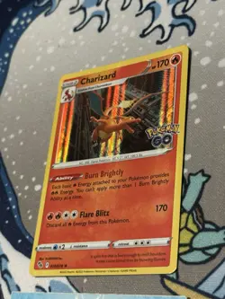 Pokemon Charizard 010/078 Pokemon GO Holo Rare NM - Image 3