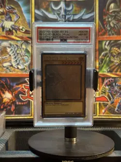 2022 YU-GI-OH! 1ST ED RED-EYES BLACK DRGN. GFP2 EN176 PSA NM-MT 8 - Image 1