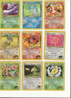 Pokemon TCG Gym Challenge 58 Card Lot - Image 1