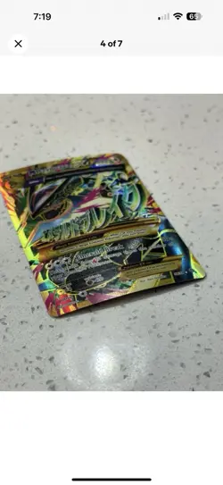 Pokemon TCG Ancient Origins M Rayquaza EX Card 98/98 Secret Rare - Image 4