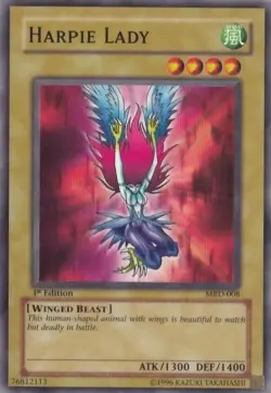 Harpie Lady - MRD-008 - COMMON YuGiOh TCG Card MP - Image 1