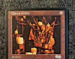 Claws of Gix Urza's Saga NM Artifact Uncommon MAGIC GATHERING CARD (DS3D1G3) - Image 3