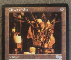 Claws of Gix Urza's Saga NM Artifact Uncommon MAGIC GATHERING CARD (DS3D1PW).... - Image 3