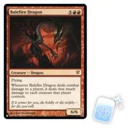 BALEFIRE DRAGON Mystery Booster/the List Magic MTG MINT CARD - Image 1