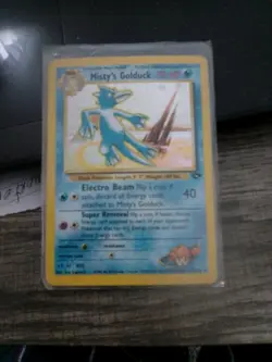 First Edition Gym Challenge Misty’s Golduck HOLO Pokemon Card # 12/132 NM - Image 1