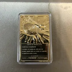 Pokemon 1999 23k Gold Plated Trading Card Burger King Promo - FREE SHIPPING - Image 3