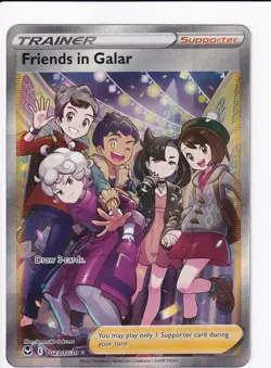 Friends in Galar - TG23/TG30 - Pokemon Silver Tempest Trainer Gallery Card NM - Image 1
