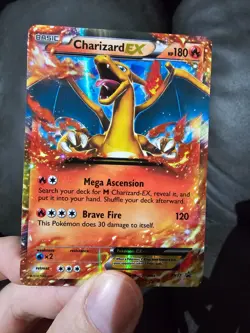 Pokemon TCG Charizard EX XY17 Black Star Promo Card XY 17 - Holo Regular Size - Image 3