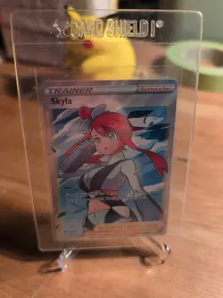 Skyla Full Art Trainer From Shining Fates 072/072. Near Mint Card. - Image 2