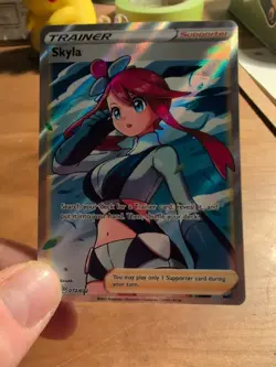 Skyla Full Art Trainer From Shining Fates 072/072. Near Mint Card. - Image 4