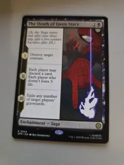 MTG The Death of Gwen Stacy Regular Rare Marvel Spider-Man 2025 0054 NM/M - Image 1