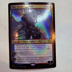 SLD Ral, Storm Conduit (Stained Glass) Secret Lair Drop Foil MTG NM - Image 1