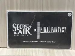 Magic the Gathering MTG Secret Lair X Final Fantasy: Non-Foil Game Over - Image 1
