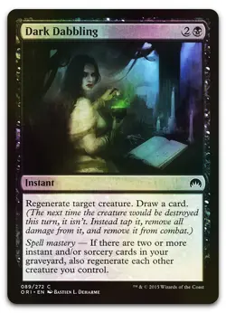 Dark Dabbling #89 (Foil) (NM) Magic Origins ORI Magic MTG - Image 1