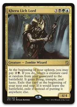 Kheru Lich Lord #182 (LP) Khans of Tarkir KTK Magic MTG - Image 1
