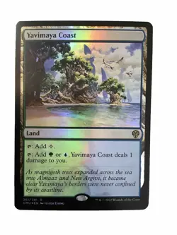 MTG DMU: Yavimaya Coast (Land) Regular Rare Foil 261/261 - Image 1