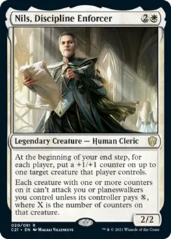 [1x] Nils, Discipline Enforcer Near Mint, English Commander 2021 MTG Magic - Image 1