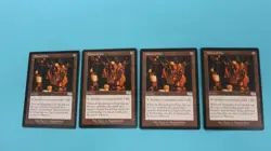 4x CLAWS OF GIX PLAYSET URZA'S SAGA MAGIC THE GATHERING MTG NM / UNPLAYED - Image 1