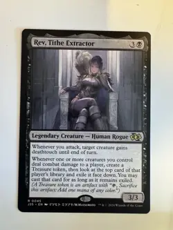 MTG Magic the Gathering Rev, Tithe Extractor (45/779) Foundations NM J25 - Image 1