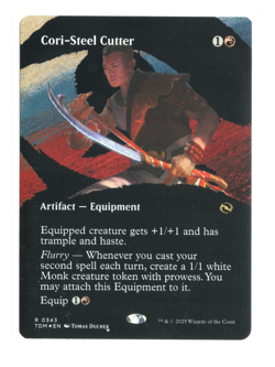 MTG - Cori-Steel Cutter - Borderless - Tarkir: Dragonstorm - NM - Image 1