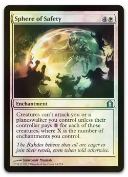 Sphere of Safety #24 (Foil) (NM) Return to Ravnica RTR Magic MTG - Image 1