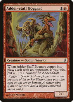 Adder-Staff Boggart #148 (Foil) (MP) Lorwyn LRW Magic MTG - Image 1