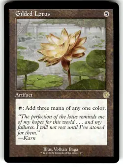 Gilded Lotus The Brothers' War: Retro Frame Artifacts Regular MTG - Image 1