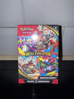 Pokemon TCG Mega Evolutions Booster Bundle New & Factory Sealed Box, 6 Packs - Image 1