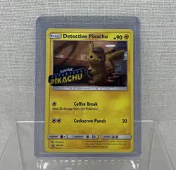 Detective Pikachu SM190 Pokemon 2019 Black Star Promo DVD Stamped Holo - Image 2