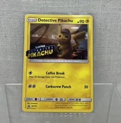 Detective Pikachu SM190 Pokemon 2019 Black Star Promo DVD Stamped Holo - Image 3
