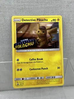 Detective Pikachu SM190 Pokemon 2019 Black Star Promo DVD Stamped Holo - Image 5