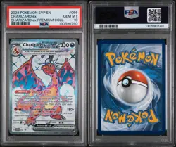2023 Pokemon Charizard EX Premium Collection Black Star Promo 056 PSA 10 Gem Min - Image 3