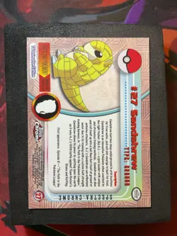 Pokemon Topps Chrome Sandshrew Spectra Foil NM - Image 2