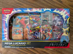 Pokemon TCG Mega Lucario ex Premium Figure Collection Box Factory Sealed - Image 1