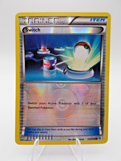 Switch 135/149 Boundaries Crossed Reverse Pokemon TCG Holo Lightly Played - Image 1