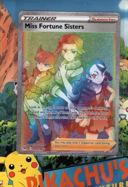 Pokemon TCG Miss Fortune Sisters (Secret) 209/196 Swsh11: Lost Origin Holo NM/M - Image 1
