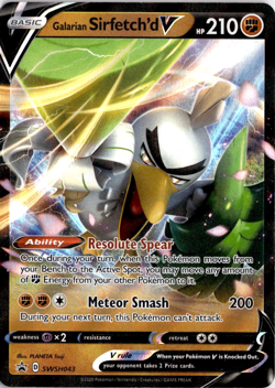 Galarian Sirfetch'd V SWSH043 Pokemon Sword & Shield Promo NM - Image 1