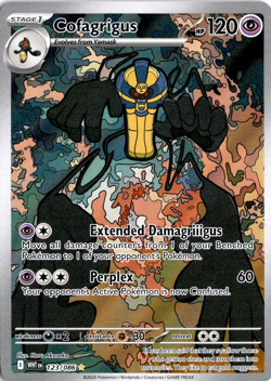 Cofagrigus 123/086 Pokemon White Flare Illustration Rare NM - Image 1