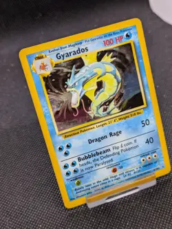 Gyarados 6/102 Holo Base Set Pokemon Card WOTC LP/Played - Image 2