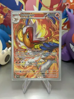Infernape 173/167 IR- Pokemon Scarlet & Violet Twilight Masquerade Illustration - Image 1
