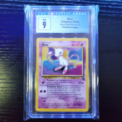 Mew 8 Black Star Pokemon League Promo CGC 9 (Mint) - Image 1