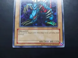 Yugioh - Tri-Horned Dragon LOB-000 Secret Rare - Image 3