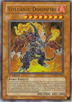Lightly Played, English Yu Gi Oh Volcanic Doomfire - CT04-EN004 - Secret Rare - - Image 1
