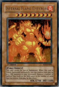 Infernal Flame Emperor - SD3-EN001 - Ultra Rare - 1st Edition LP - Image 1