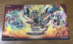 Yugioh Fire Kings Structure Deck RUBBER Playmat - New - Official - Image 1