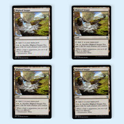 Blighted Steppe Lot x4 MTG Cards 232 2015 Battle for Zendikar Playset Set - Image 1