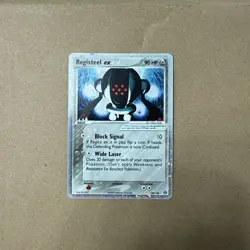 Registeel ex 100/106 Emerald Holo Rare Pokemon Card TCG 2005 Vintage - NM/LP - Image 1